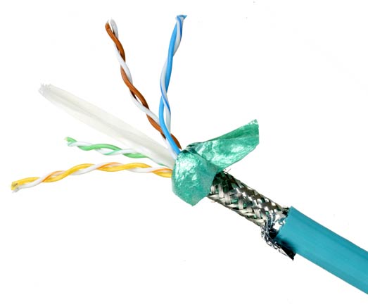 5026, DataMax Extreme Ethernet Cat 6, 6a, Hi Flex – 26 AWG, 4 pair,  shielded, TPE, Teal
